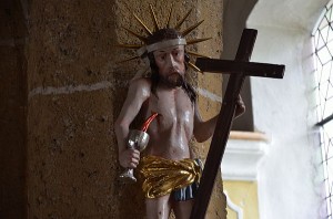 Christusfigur in der Wallfahrtskirche St. Radegund